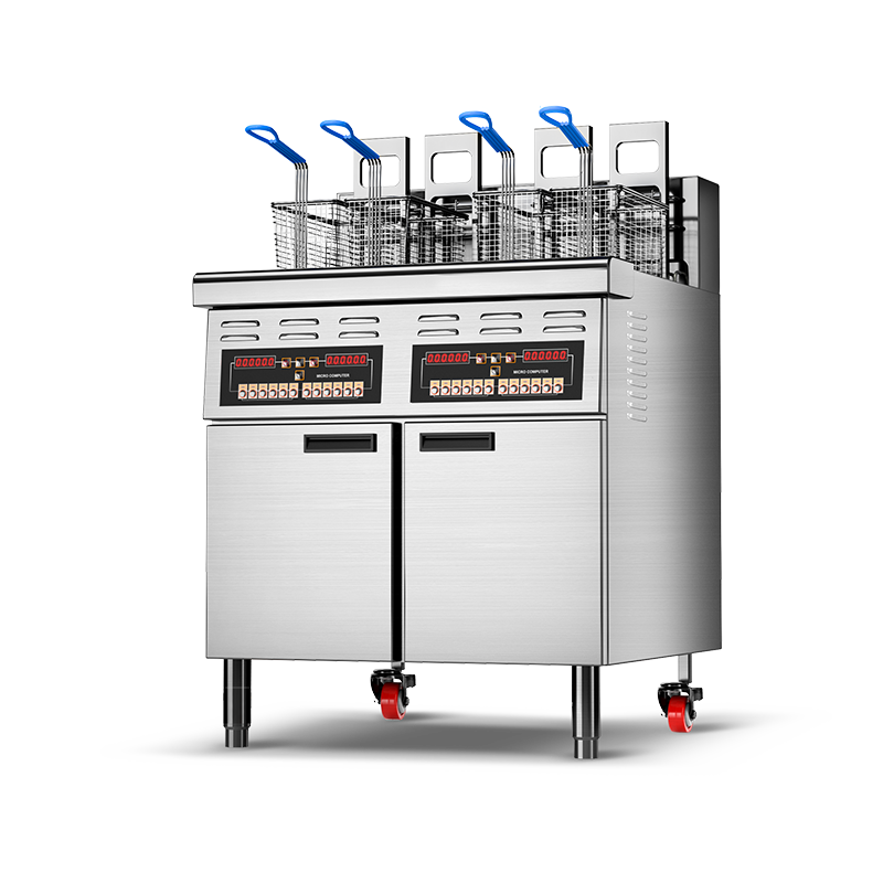 Oil Filtration-Single Tank-Programmable Open Fryer