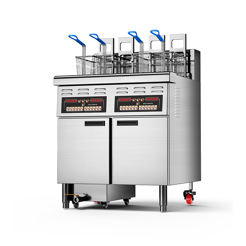 Oil Filtration-Single Tank-Programmable Open Fryer
