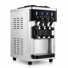 CyperEra B8218T 6L×2 Countertop Soft Serve Ice Cream Machine