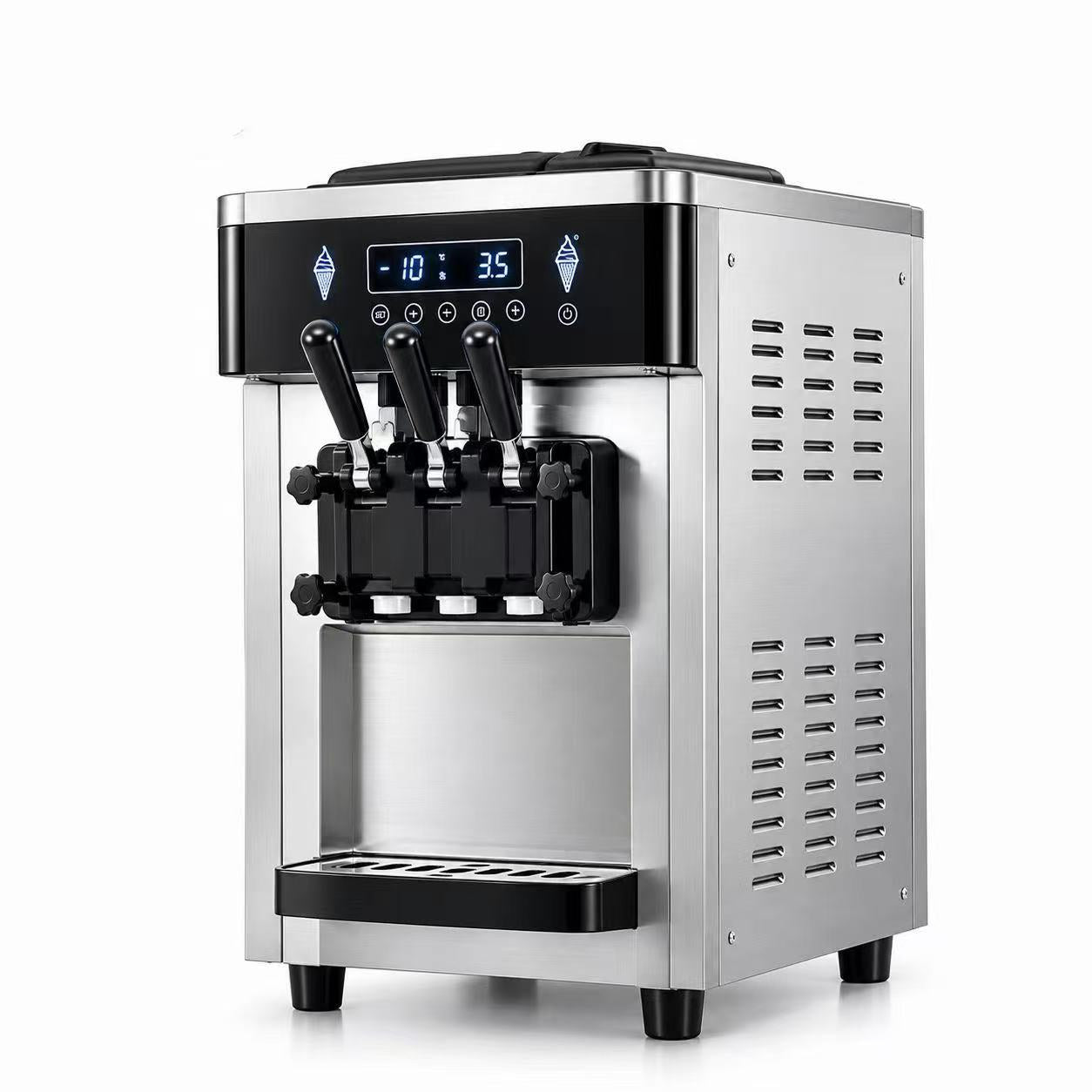 CyperEra B8218T 6L×2 Countertop Soft Serve Ice Cream Machine