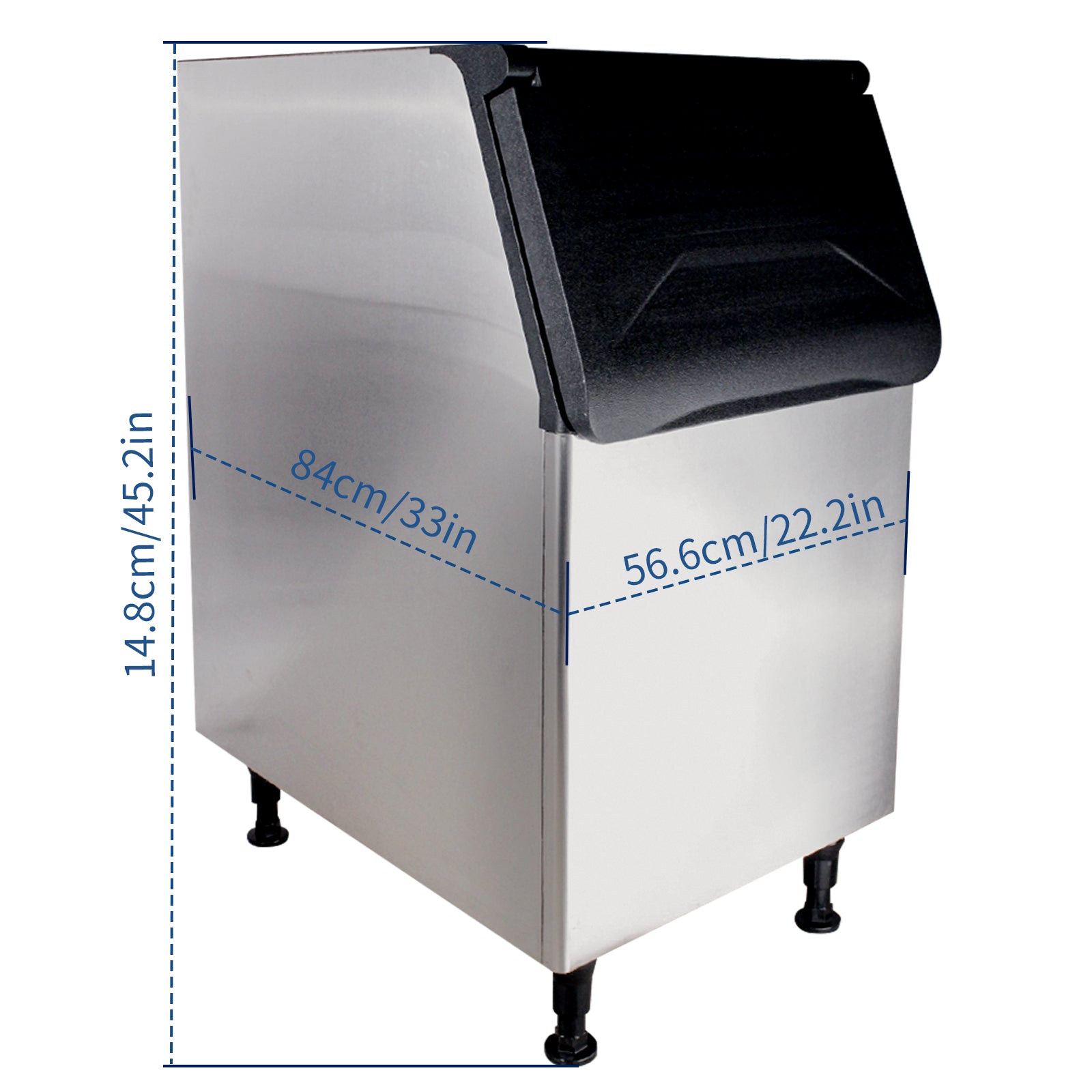 K 300 Intelligent Commercial Ice Maker with Adjustable Silent Ice Thickness High Productivity Energy Saving