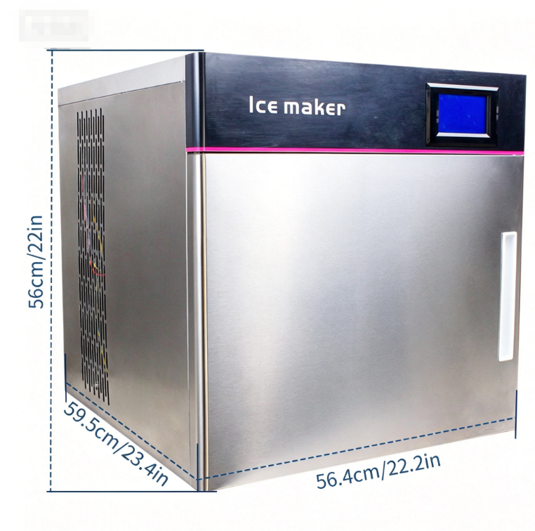 K 300 Intelligent Commercial Ice Maker with Adjustable Silent Ice Thickness High Productivity Energy Saving