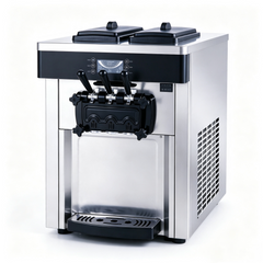 CyperEra Soft Serve Ice Cream Maker 3 Flavor Commercial 220V