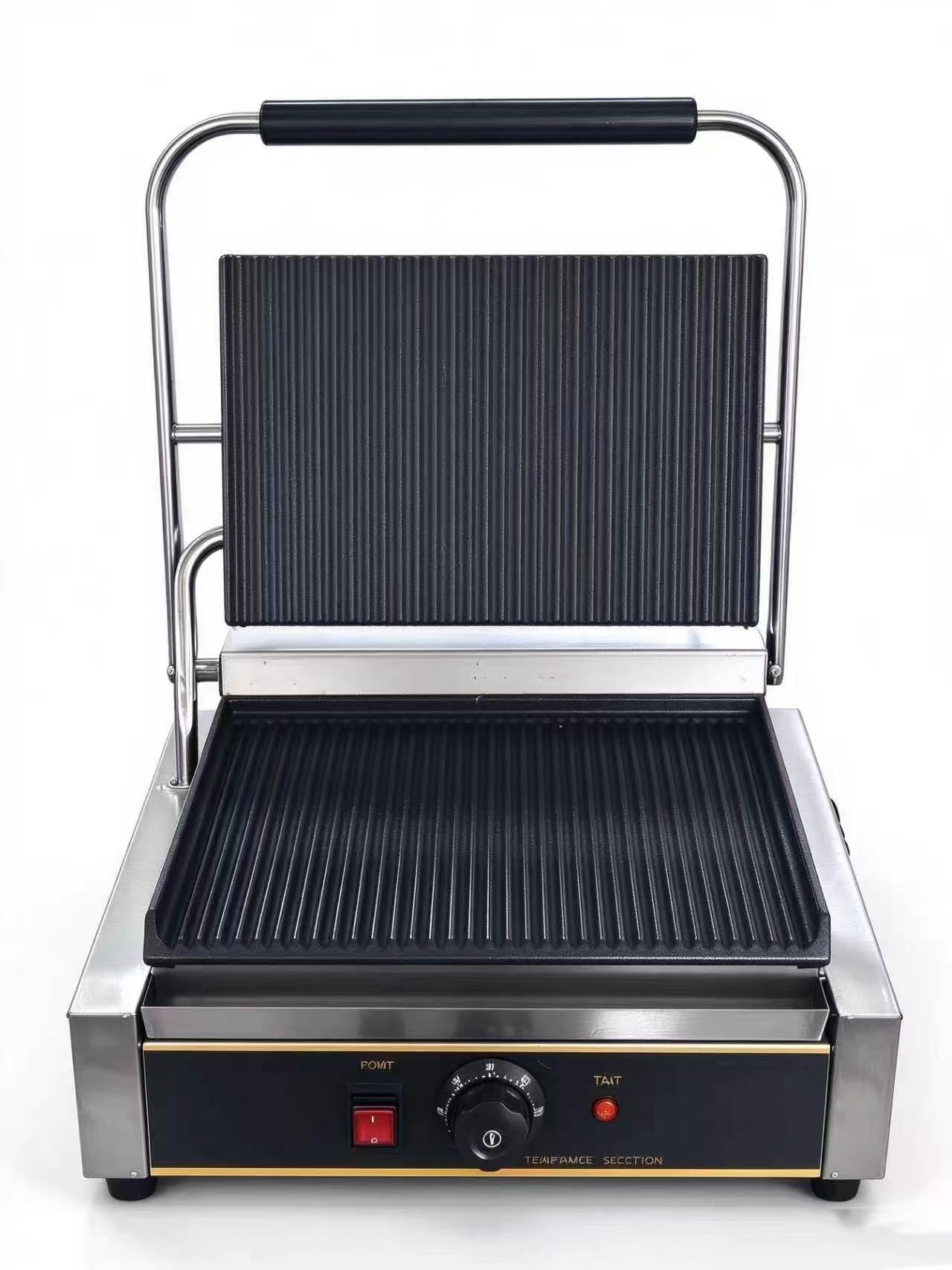 CyperEra 811E Electric Contact Grill 2.2kW Panini Sandwich Maker