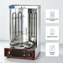 CyperEra CG‑25A Electric Vertical Shawarma Grill, Tabletop Doner Kebab Machine