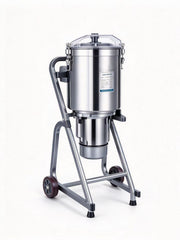 CyperEra QS832 32L commercial electric food cutter — 1800W, dual voltage 110V/220V, stainless steel bowl. Batch chop vegetables, meat & fruit for restaurants, central kitchens & catering.