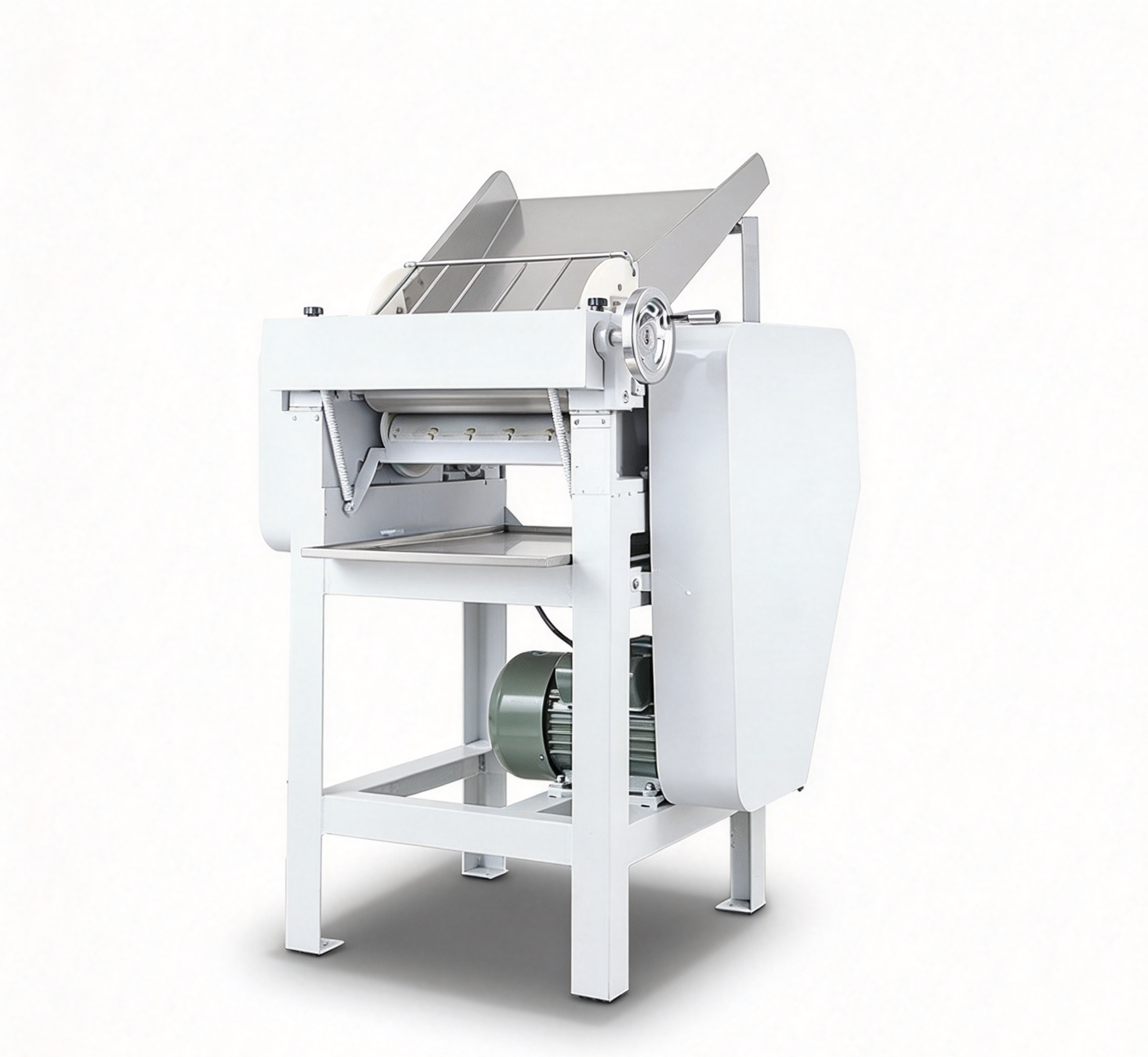 Commercial High-Speed Dough Roller, 25cm Stainless Steel Dough Press Machine 100kg/h