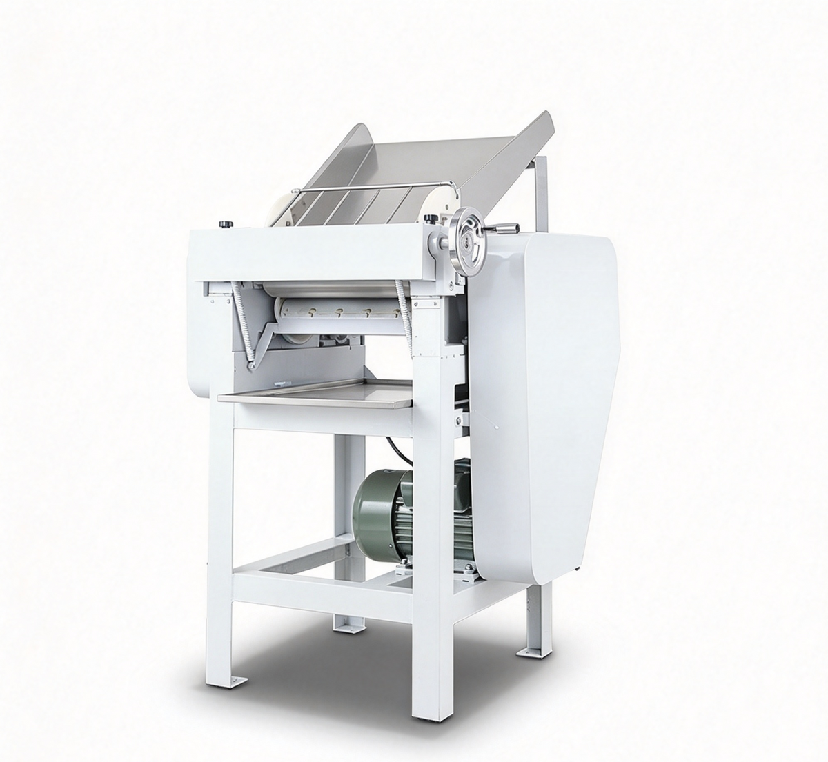 Commercial High-Speed Dough Roller, 25cm Stainless Steel Dough Press Machine 100kg/h