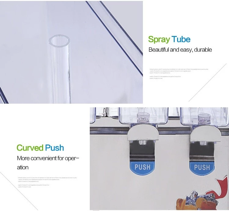 CyperEra Four Tank Commercial Juice Dispenser 17L x4