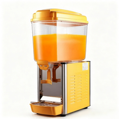 CyperEra Commercial Single Tank Juice Dispenser 15L, 220V