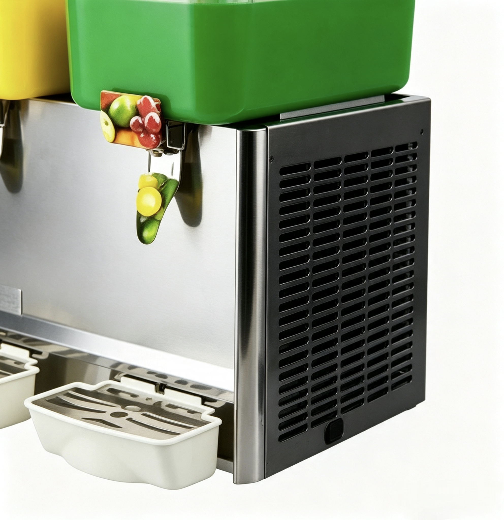CyperEra Dual Tank Commercial Juice Dispenser 12L x2, 220V