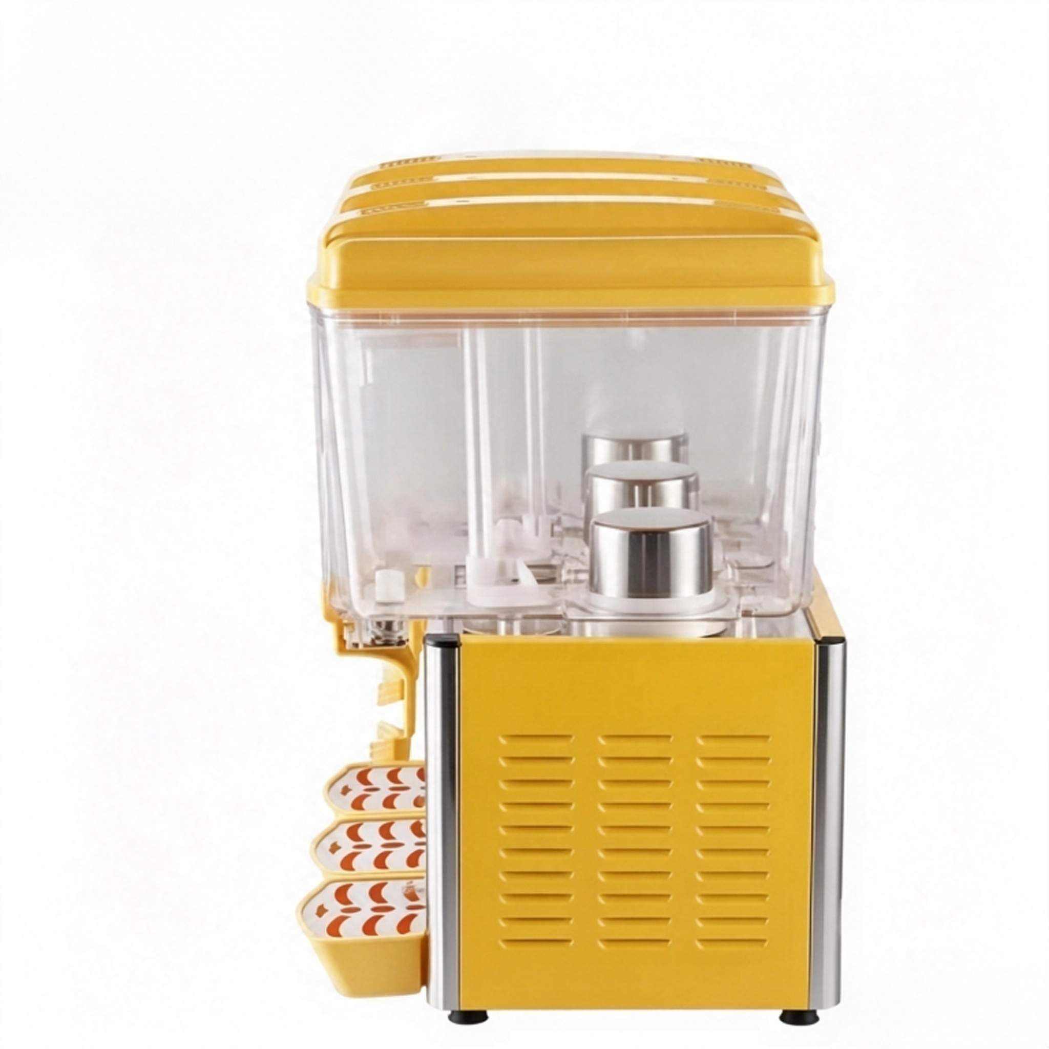 CyperEra Three Tank Commercial Juice Dispenser 15L x3, 530W