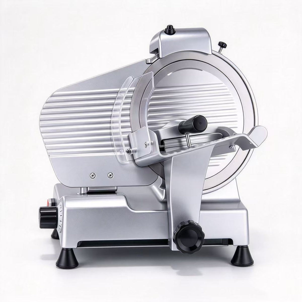 CyperEra B250B-4 Meat Slicer 250mm Blade 0-13mm Semi-Auto