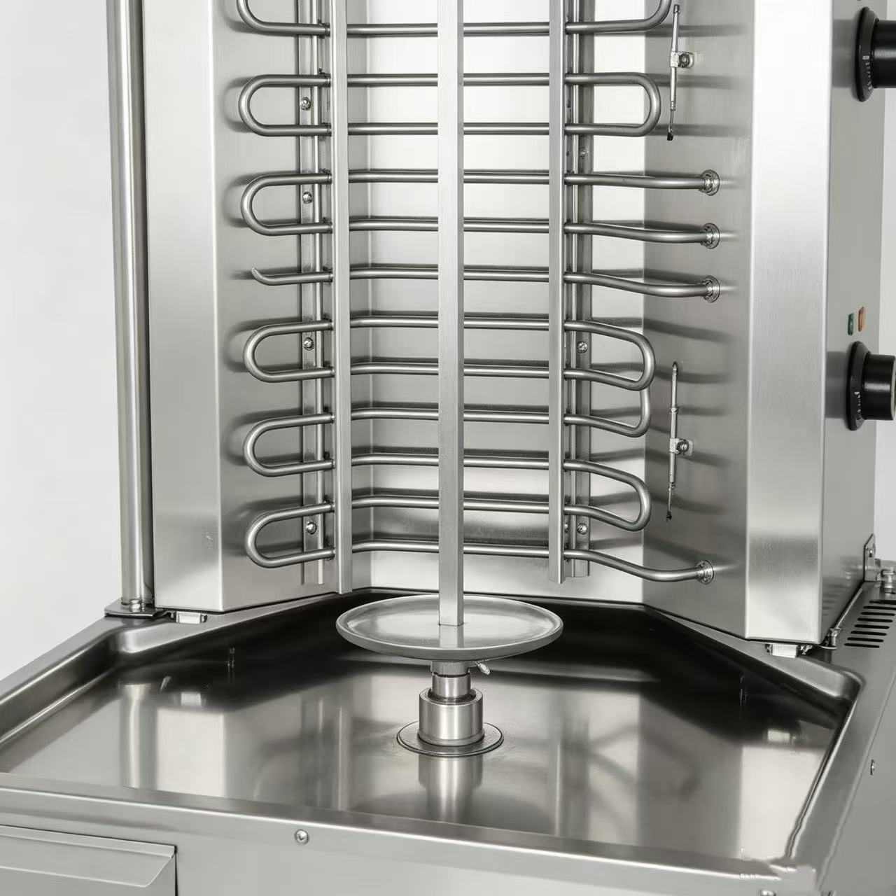 CyperEra CG‑L850 7.5KW Single Spit Electric Vertical Shawarma Grill, Commercial Doner Kebab Machine
