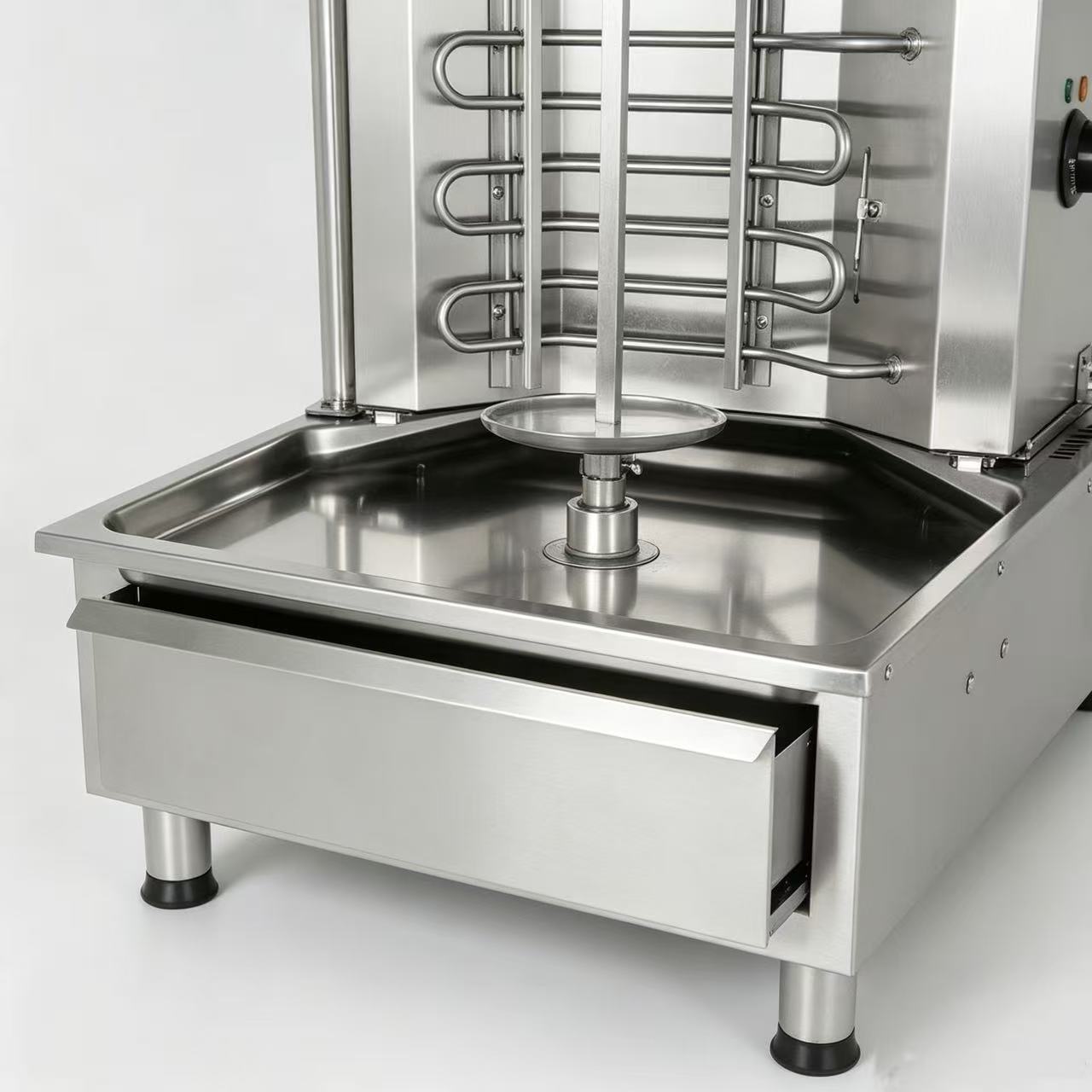CyperEra CG‑L850 7.5KW Single Spit Electric Vertical Shawarma Grill, Commercial Doner Kebab Machine