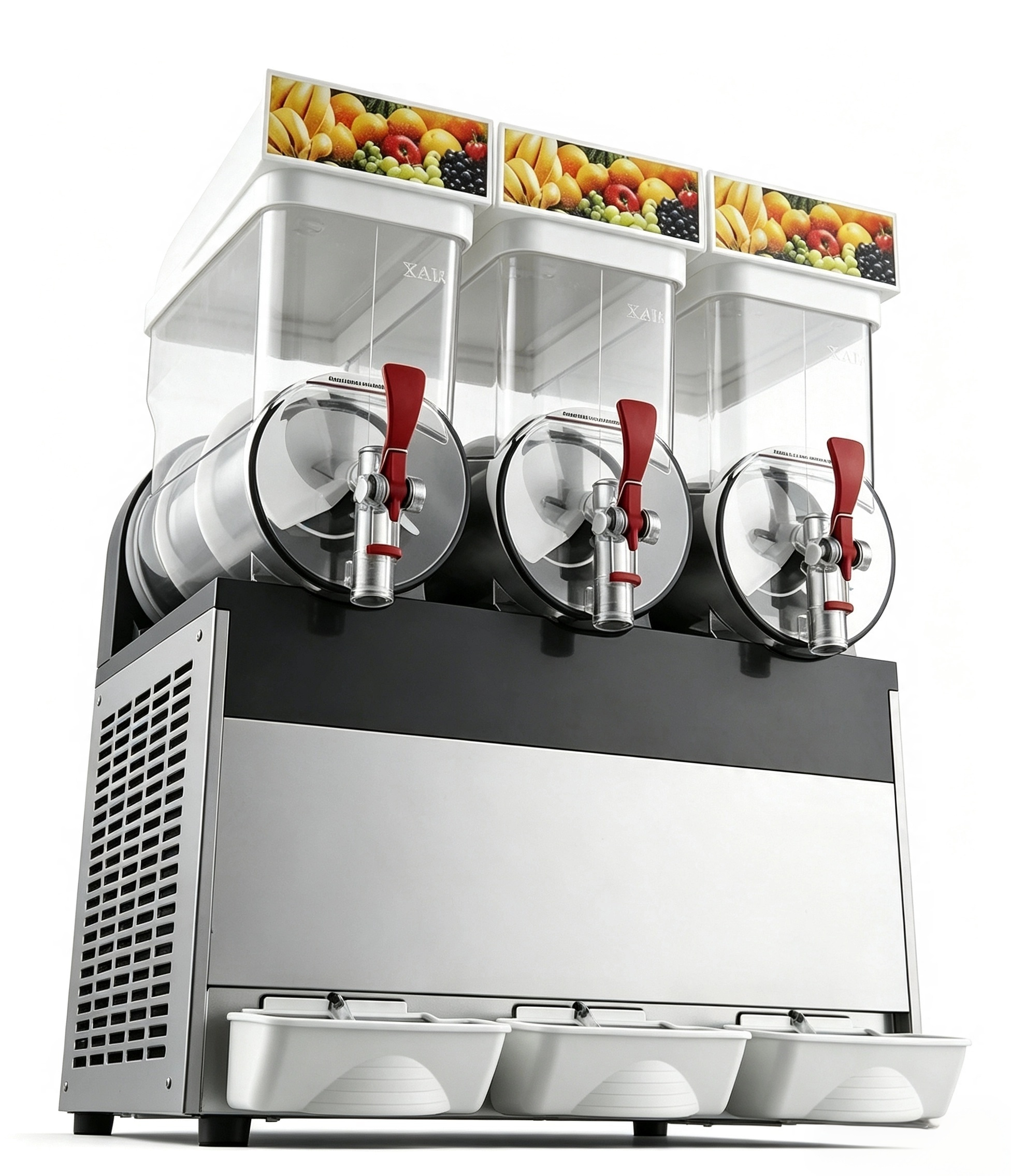 CyperEra S153 45L Triple Bowl Commercial Slush Machine, 500W