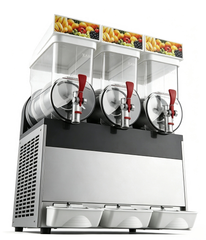 CyperEra S153 45L Triple Bowl Commercial Slush Machine, 500W