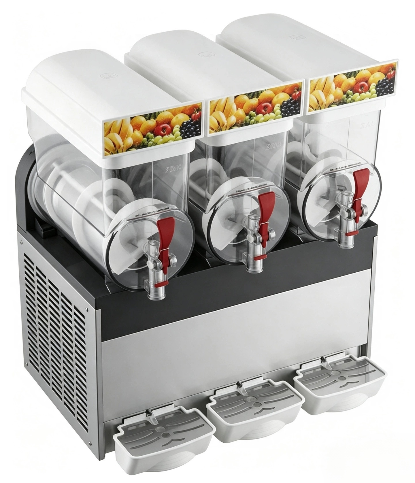 CyperEra S153 45L Triple Bowl Commercial Slush Machine, 500W