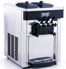 CyperEra Soft Serve Ice Cream Maker 3 Flavor Commercial 220V
