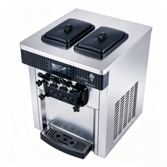 CyperEra Soft Serve Ice Cream Maker 3 Flavor Commercial 220V