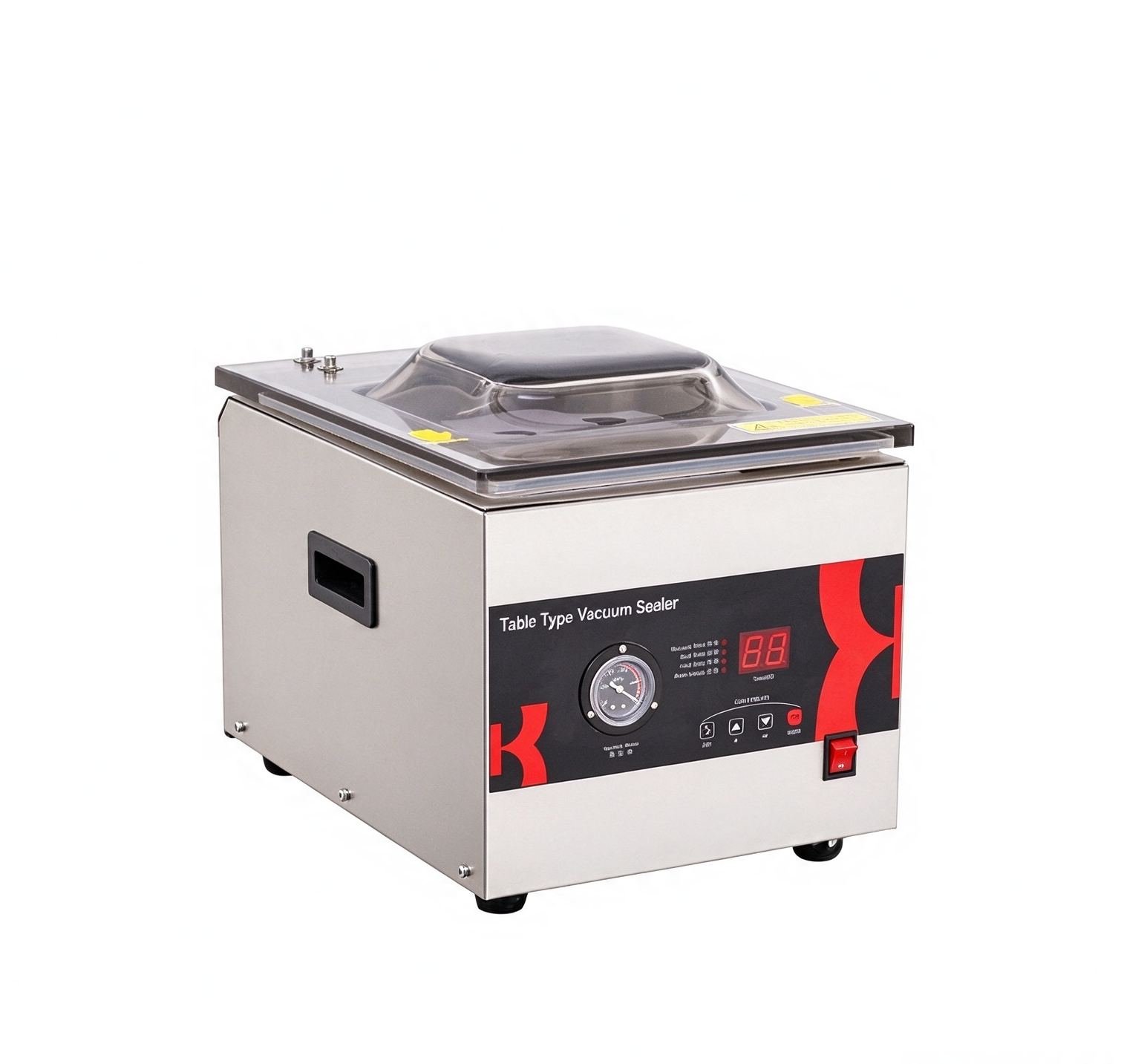Commercial Chamber Vacuum Sealer Machine, Tabletop Stainless Steel Food Vacuum Packer