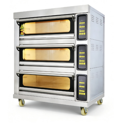 EO36 Commercial Electric Oven | 3 Deck 6 Tray 400℃ Baking Oven For Bakery