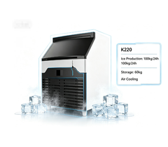 K 220 Intelligent Commercial Ice Maker with Adjustable Silent Ice Thickness High Productivity Energy Saving (Copy)