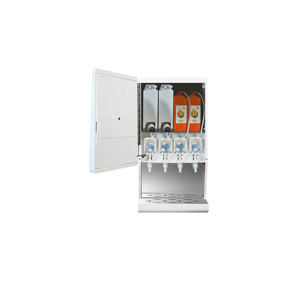 CyperEra CE‑40ST‑T Automatic Concentrate Juice Beverage Machine, 4 Dispenser