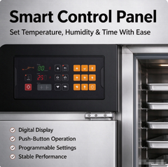 BakeMaster 18-Tray Retarded Proofer with freezing function | Delayed Fermentation Bread Dough Proofer