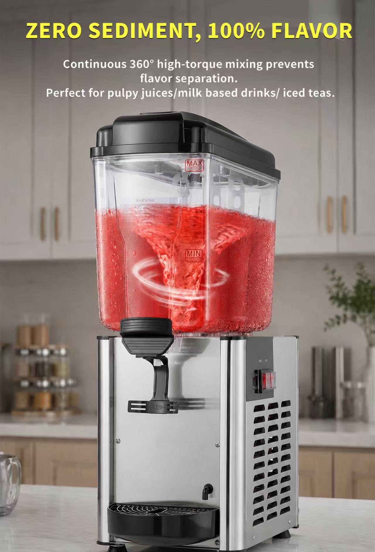 KK18JL-1 Single-Cylinder Hot and Cold Beverage Dispenser