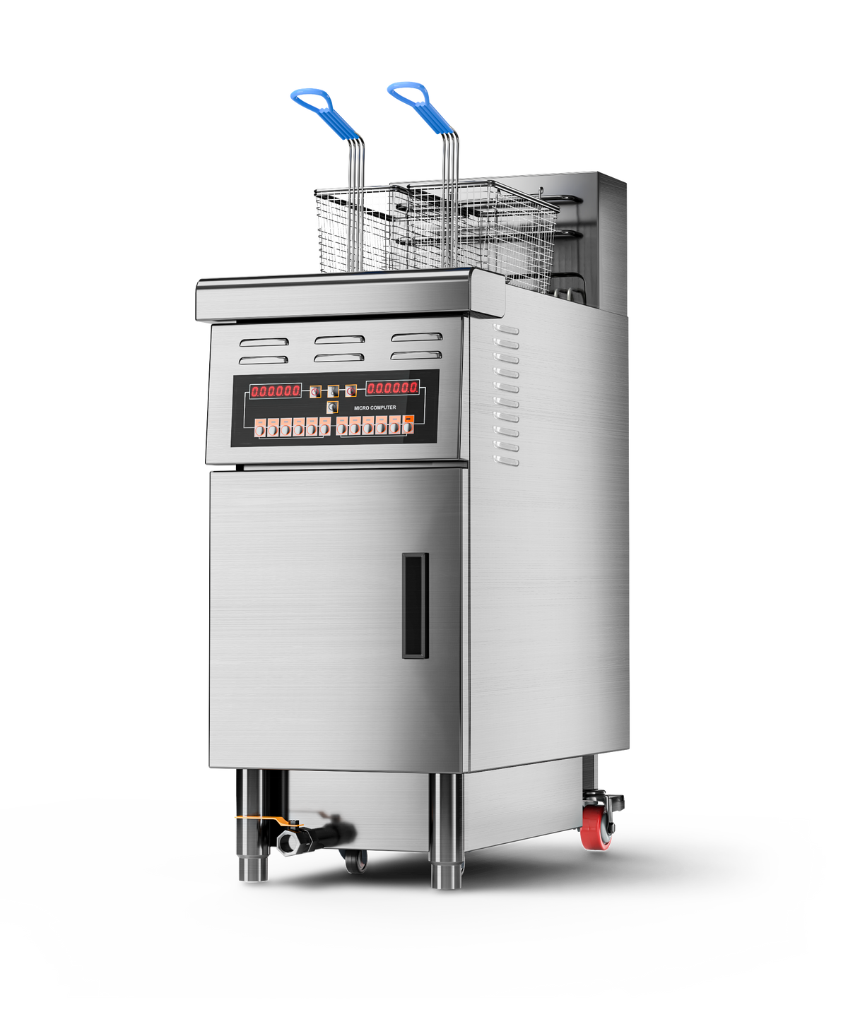 Oil Filtration-Single Tank-Programmable Open Fryer