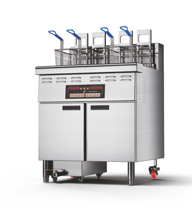 Oil Filtration-Large Single Tank-Programmable Open Fryer