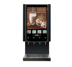 40S Commercial 4-Drink Instant Coffee Vending Machine with Smart Touch Panel