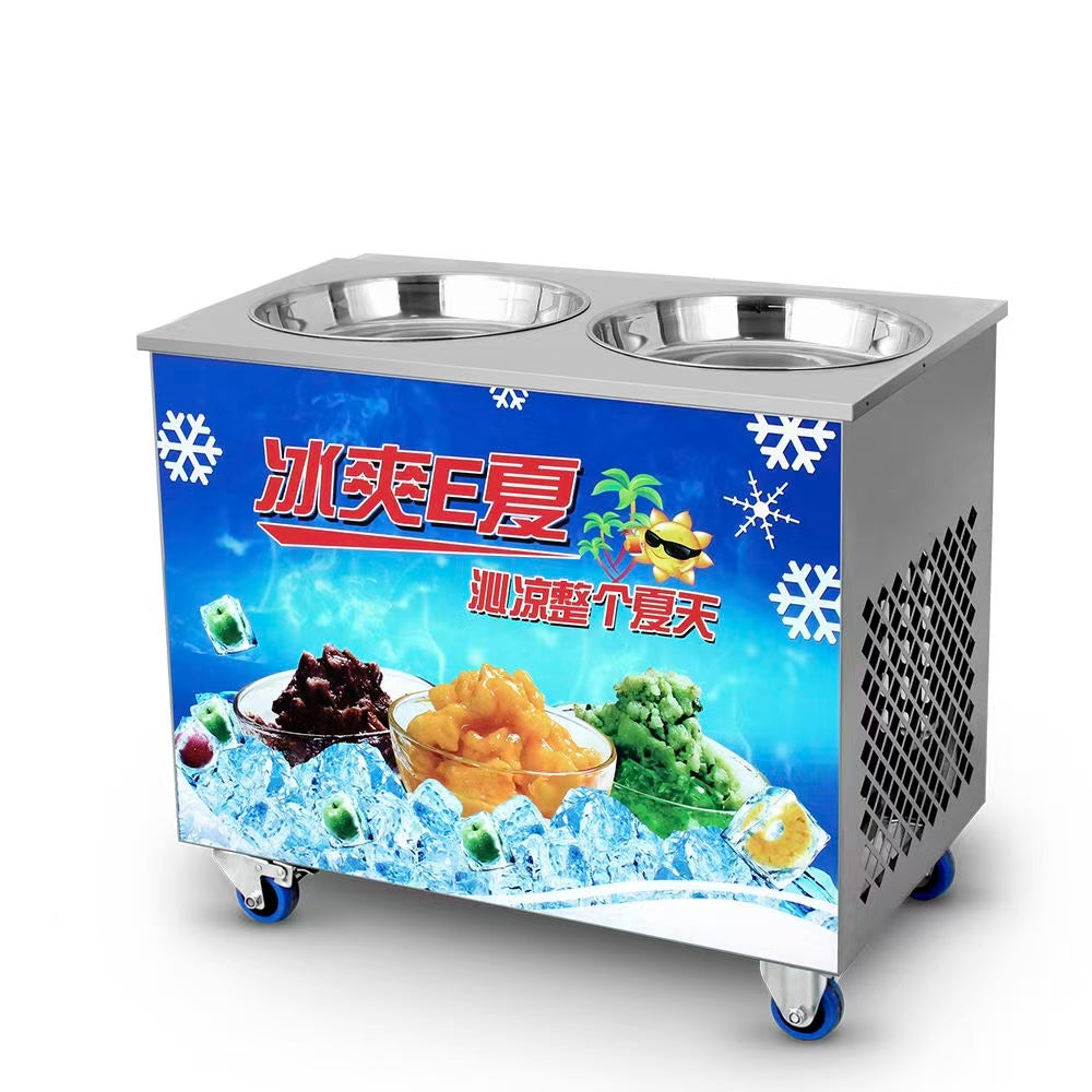 Commercial Fried Ice Cream Machine for Fruit,Ice,Yogurt