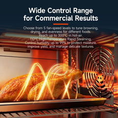 Single Chamber combi oven 6 trays