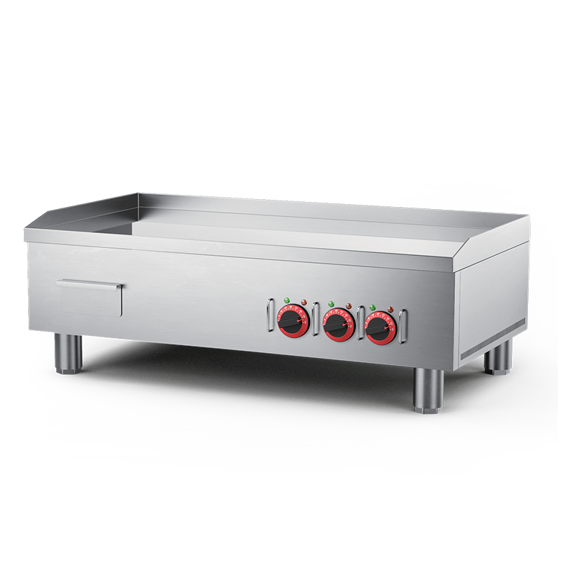 1200mm wide Commercial Electric Cast Iron Griddle