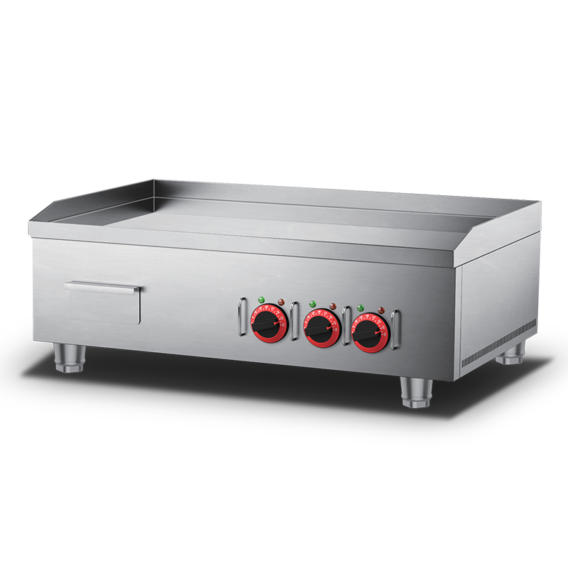 1200mm wide Commercial Electric Cast Iron Griddle