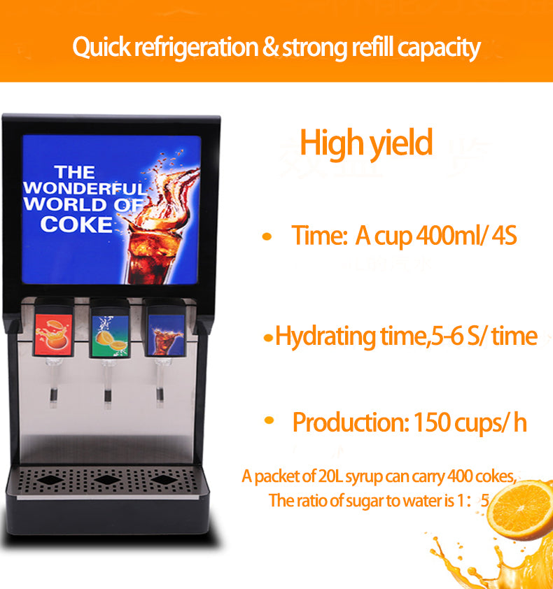 Factory Price Hot Sale Cola Soda Dispenser Machine