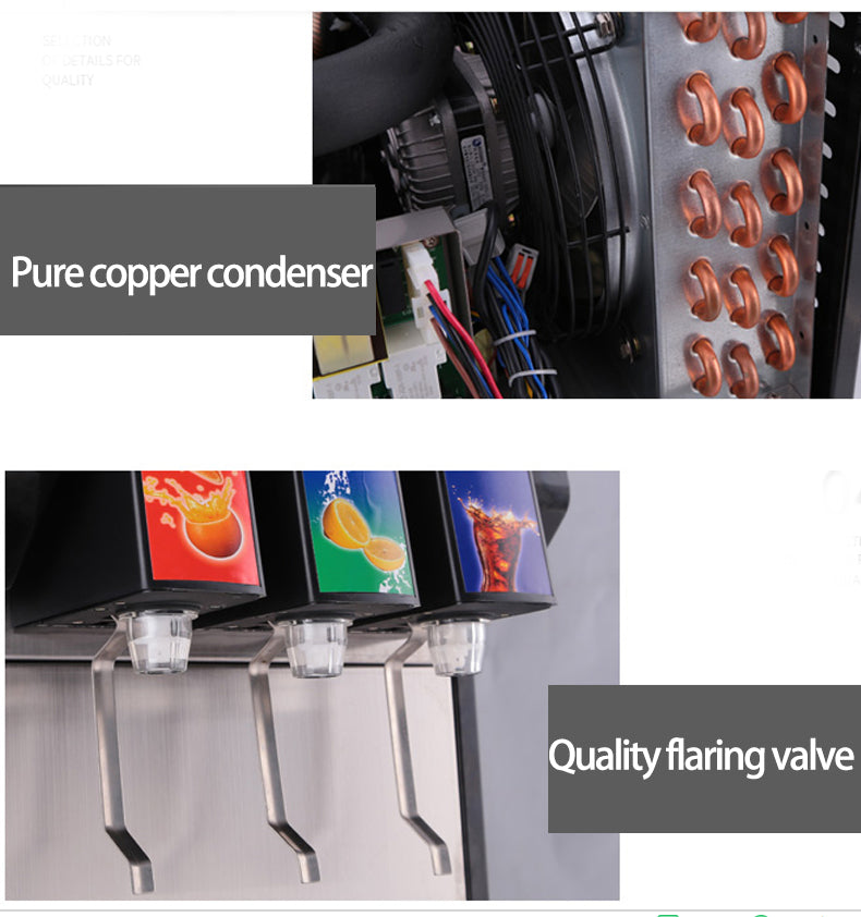 UF610 Factory Sale Commercial Carbonated Beverage Dispensing Machine Refrigerated Cola Machine
