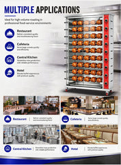 ITO-GJ6P Source Factory Commercial Equipment, Vertical Large Capacity Chicken Rotisserie