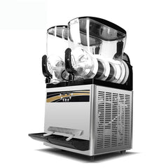 Commercial Stainless Steel Double Tanks Slush Machine Drink Dispenser Slush Machine Factory Price