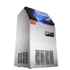 Automatic Refrigeration Equipment Blue Light Cube Icemaker Making Machine Professional Ice Maker Machine square Ice Maker