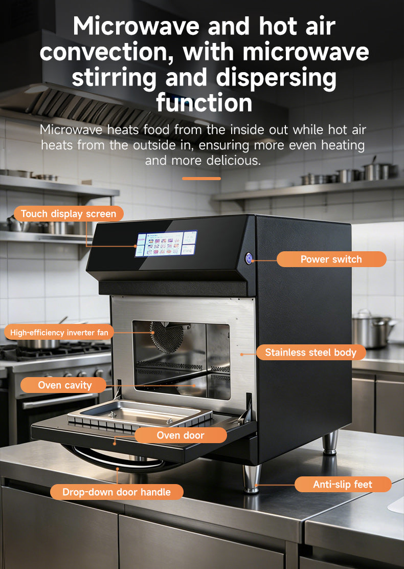 K2 PRO 23L commercial high speed microwave rapid oven