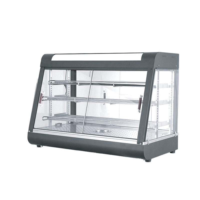 60K Commercial Black Modern Party Electric Food Warmer Display Showcase 0.9
