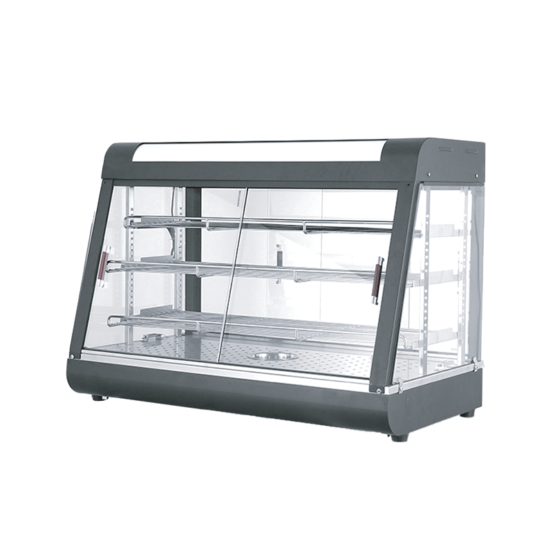 60K Commercial Black Modern Party Electric Food Warmer Display Showcase 0.9