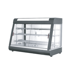 60K Commercial Black Modern Party Electric Food Warmer Display Showcase 1.2