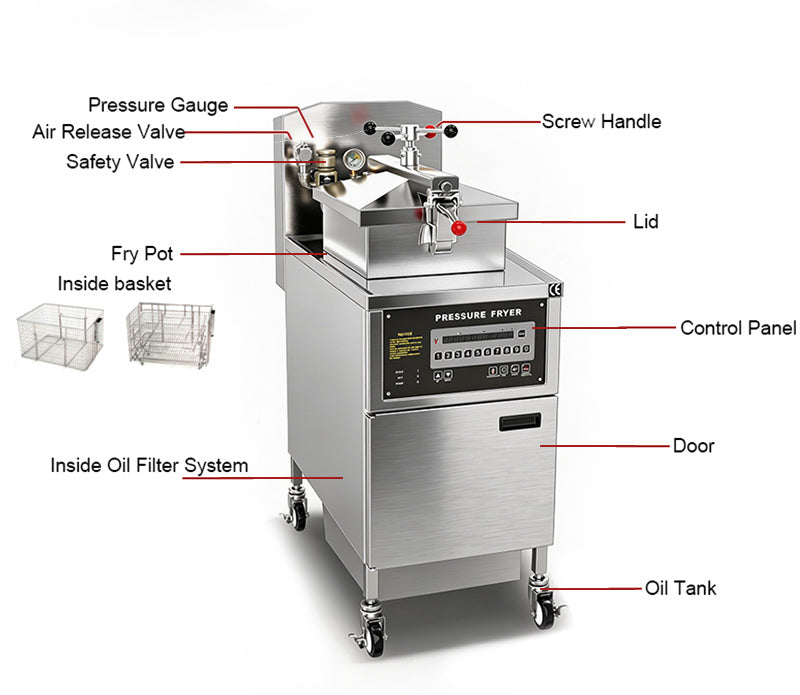 Electric Pressure Fryer 600E